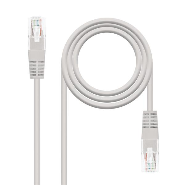 CABO DE REDE RJ45 CAT.5E UTP AWG24,5M CINZA NANOCABO