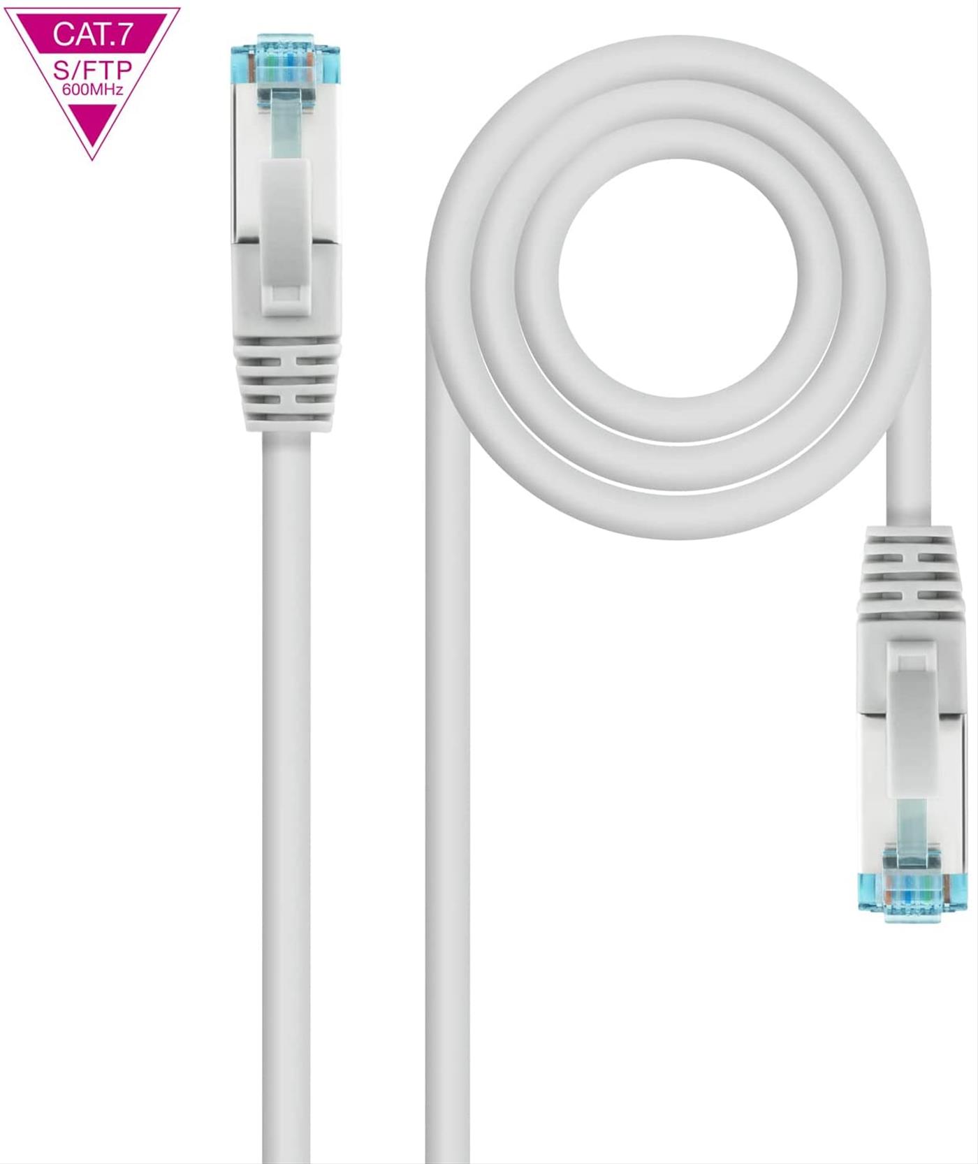 CABO DE REDE RJ45 CAT.7 LSZH SFTP PIMF AWG26 5 M NANOCABO