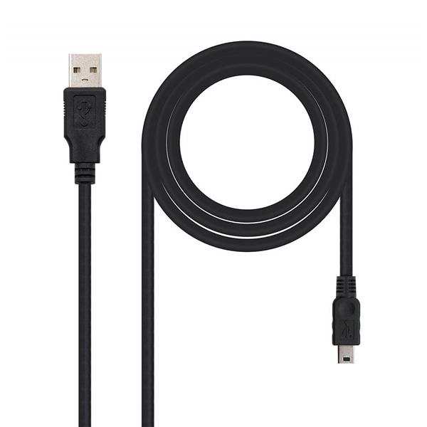 CABO USB 2.0 A/M-MINI USB B/M 4,5M NANOCABO PRETO