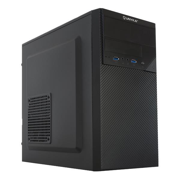 CAPA AERO SEMI-TORRE UNYKA C20 MATX AZUL FA500W 2XUSB 3.0