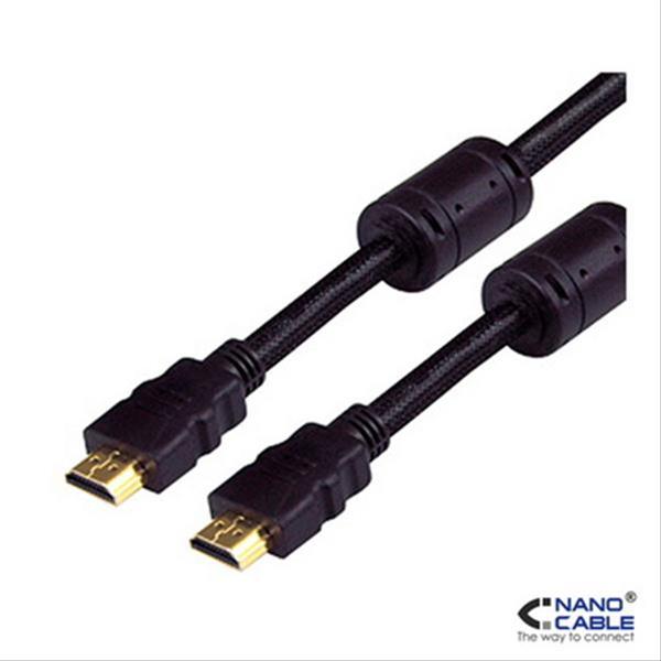 CABO HDMI V1.4 ALTA VELOCIDADE/HEC FERRITE A/MA/M 1,8M NANOCABO