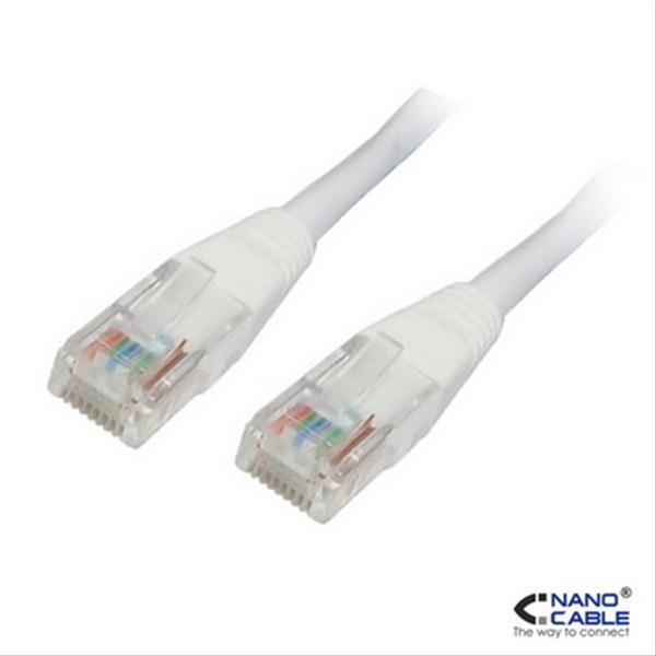 CABO DE REDE RJ45 CAT.6 UTP AWG24,2M BRANCO NANOCABO
