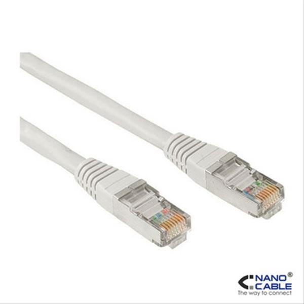 CABO DE REDE RJ45 CAT.6 UTP AWG24.7M NANOCABO CINZENTO