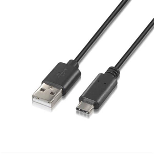 CABO USB 2.0 3A, TIPO C USB-C/MA/M 0.5M NANOCABO PRETO