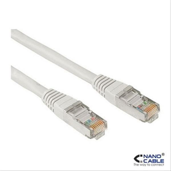 CABO DE REDE RJ45 CAT.6 UTP LSZH 5M NANOCABO CINZENTO