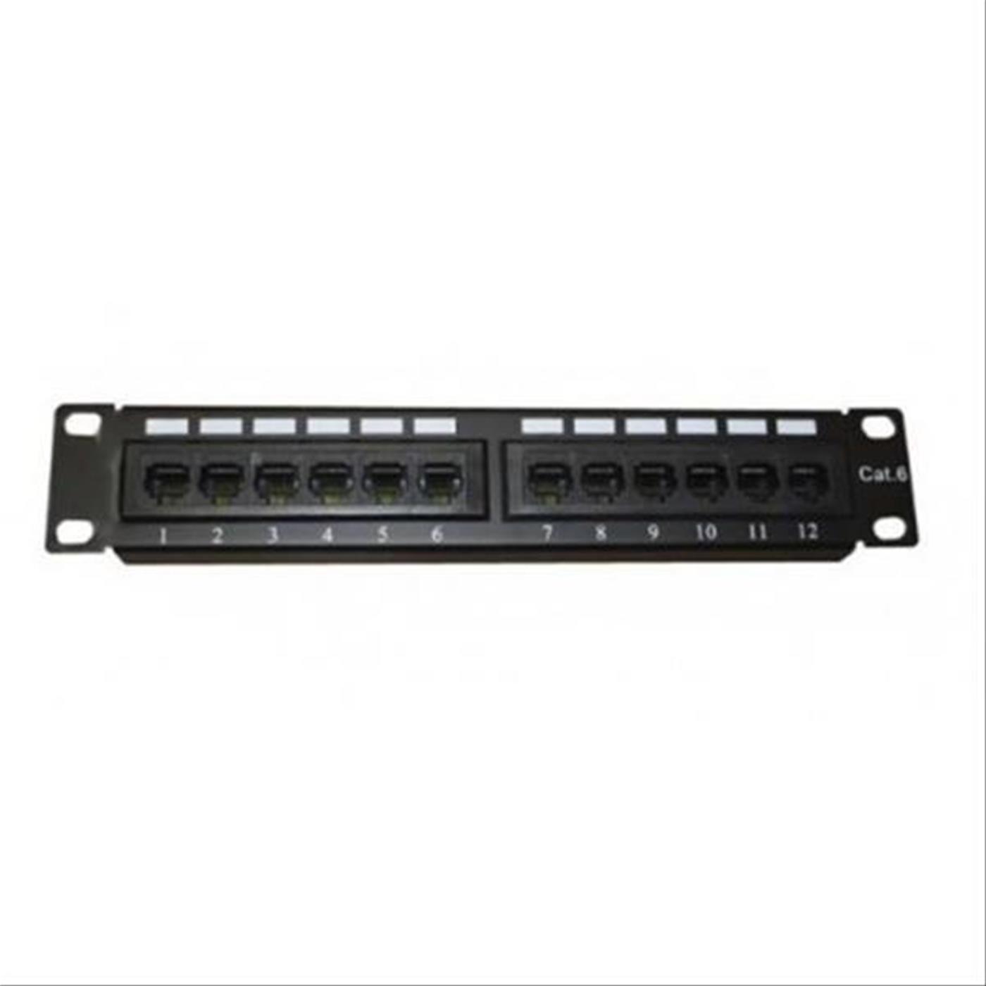 PATCH PANEL 12 PORTAS 10" UTP CAT 6 MONOLYTH