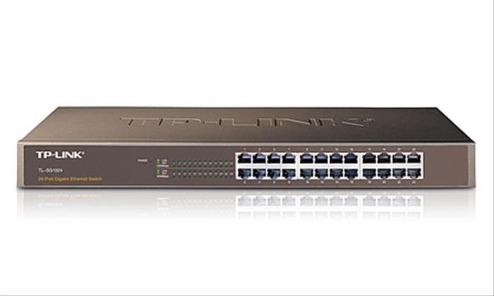SWITCH 24 PORTAS 10/100/1000 RACK TP-LINK