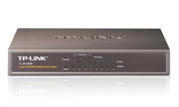SWITCH 8 PORTAS 10/100 TP-LINK 4 PoE
