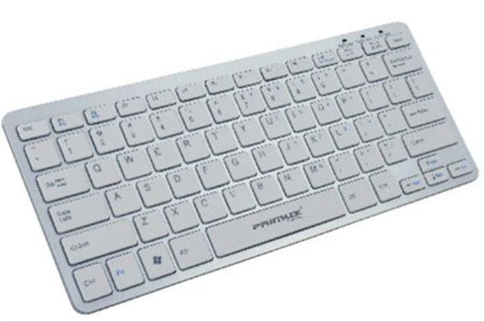 TECLADO USB PRIMUX K100 ULTRA SLIM BRANCO