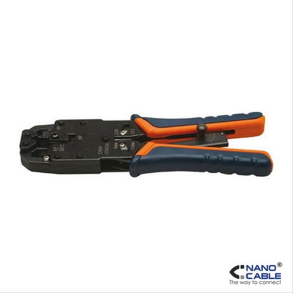FERRAMENTA DE CRIMPAGEM NANOCABO CATRACA RJ10/RJ11/RJ12/RJ45