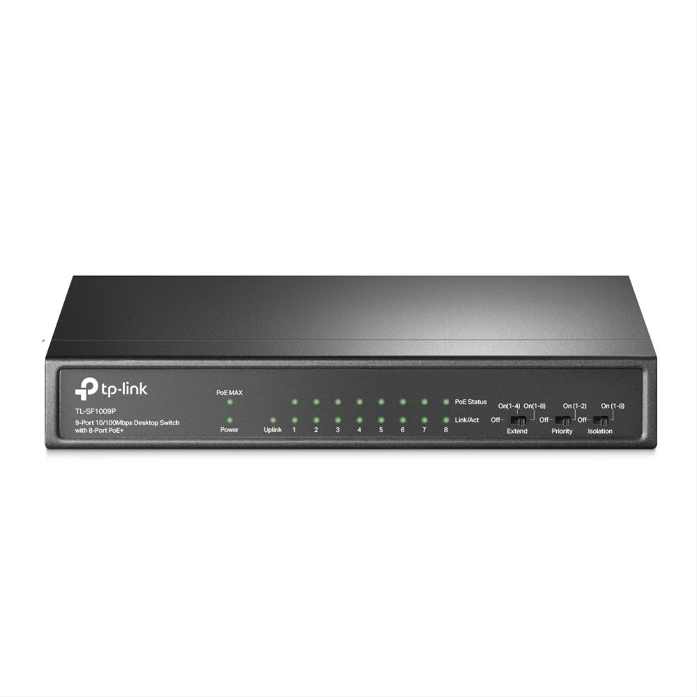 SWITCH 8 PORTAS 10/100 TP-LINK 4 PoE+